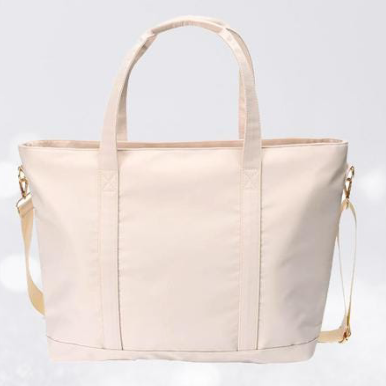 NYLON ZIPPERED TOTE