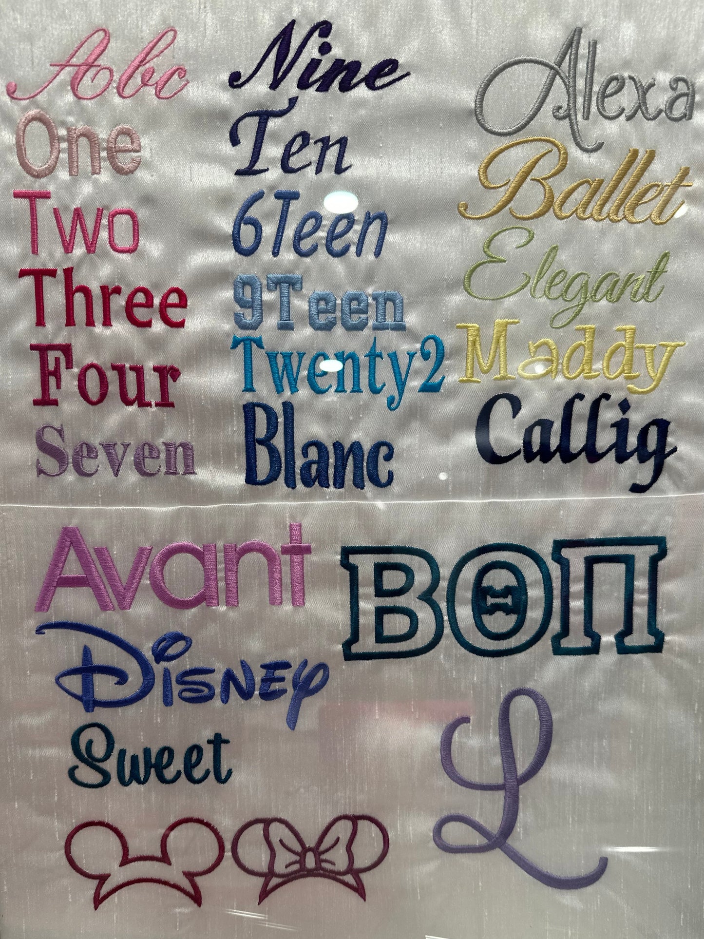 TRANSPARENT FLAT NYLON BAG