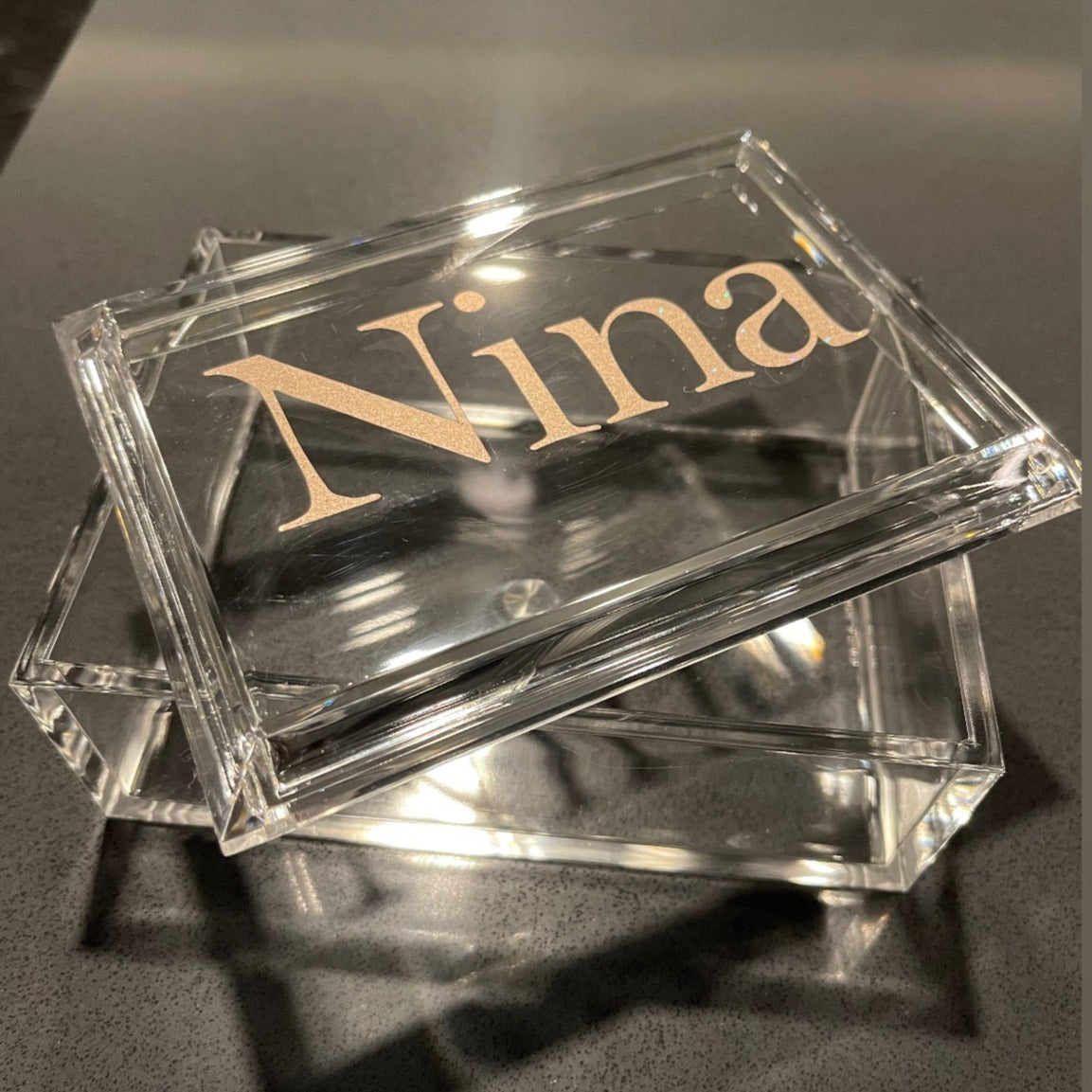 ACRYLIC JEWELRY BOX MEDIUM