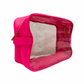 TRANSPARENT NYLON TOILETRY BAGS