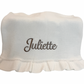 KNIT BABY BLANKET- RUFFLE & STRAIGHT EDGE