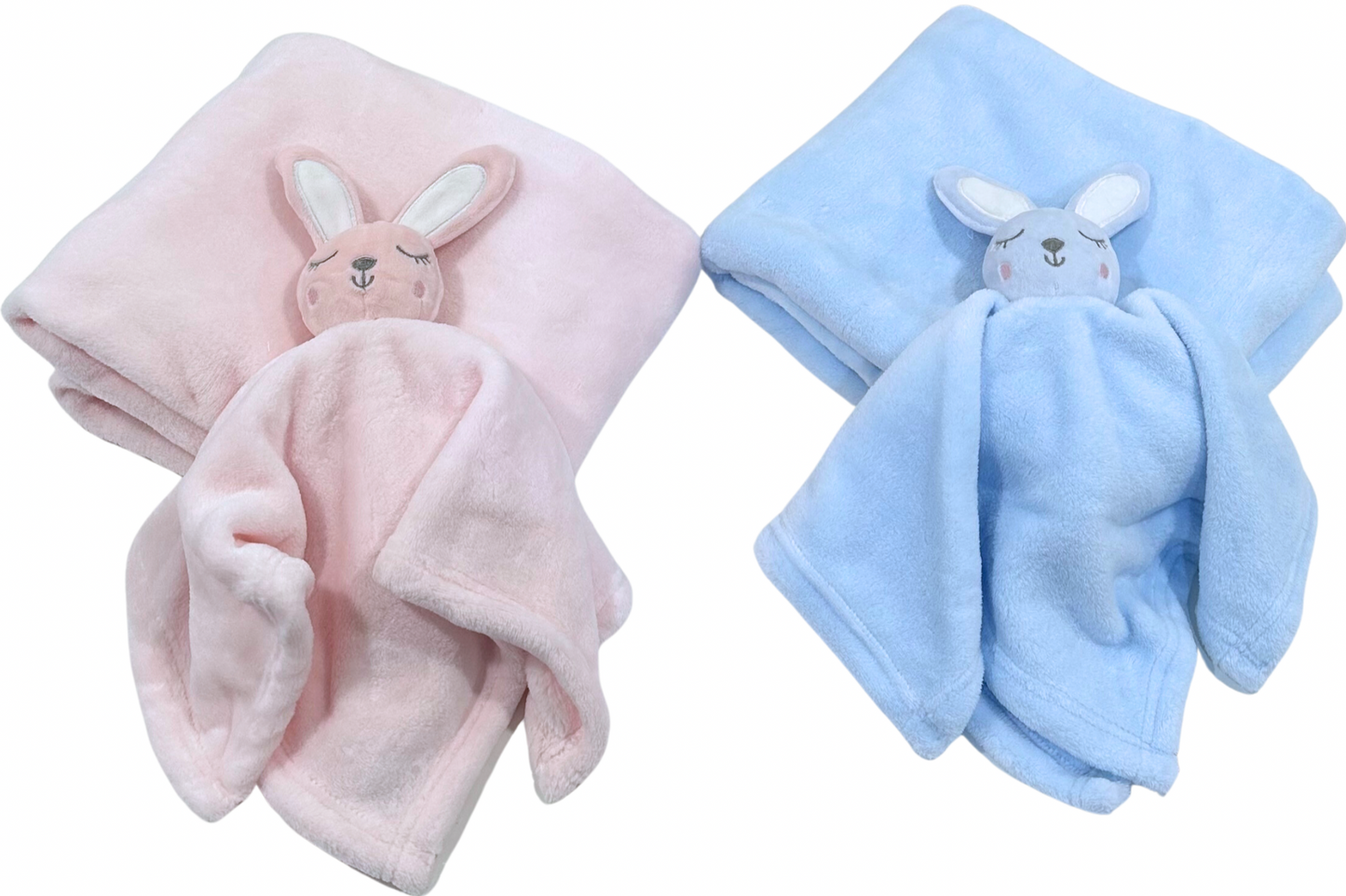 BABY BLANKET & CUDDLE BUNNY SET