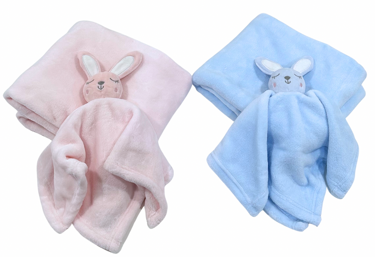 BABY BLANKET & CUDDLE BUNNY SET