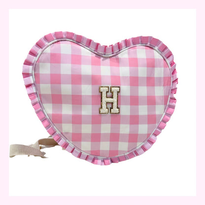 HEART PLAID BACKPACK