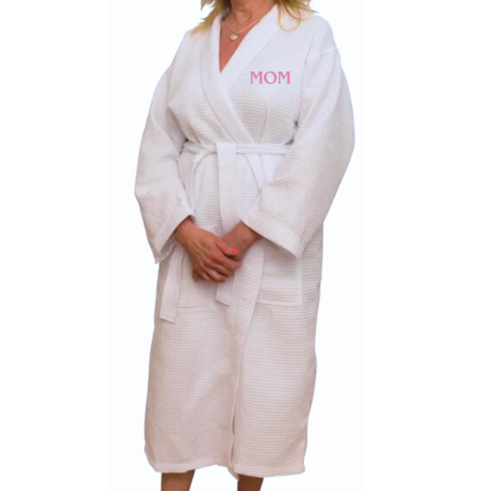 Bread Robe Personalized Lightweight Waffle Robe | Custom Monogram Gift ...