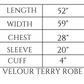 LUXURY BATH/SPA ROBE - TERRY VELOUR